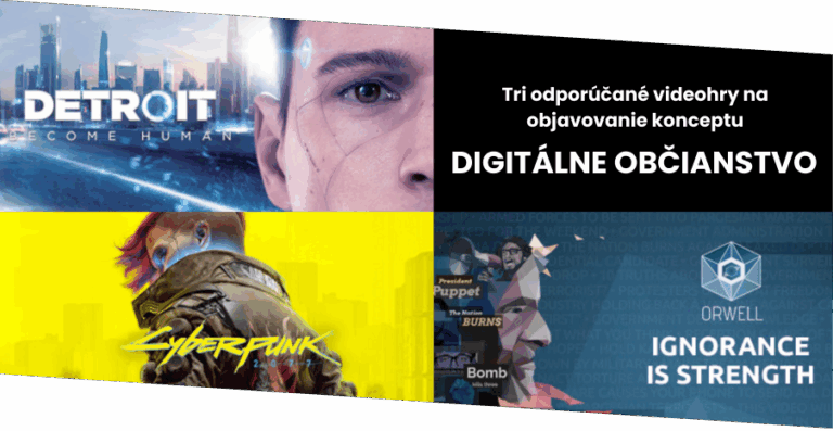 Read more about the article Tri odporúčané videohry na objavovanie digitálneho občianstva